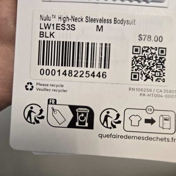 Lululemon High Neck bodysuit size M - Picture 5 of 7